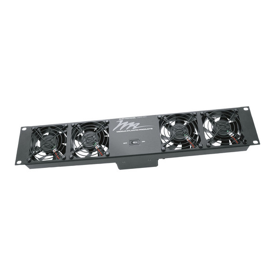 Middle Atlantic Products UQFP RESIDENTIAL Series Instruction Sheet