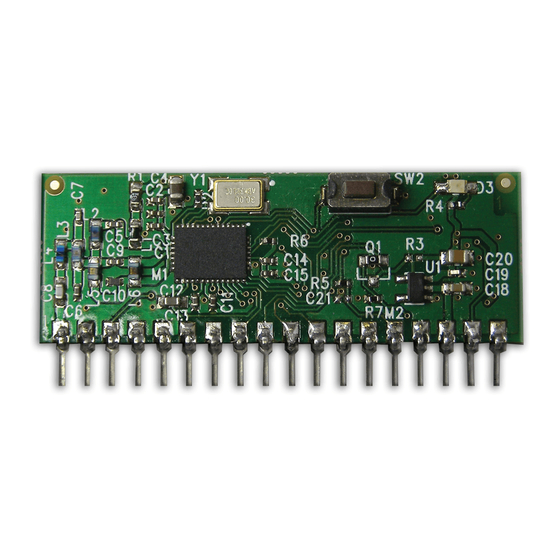 User Manuals: RF SOLUTIONS BRAVO-T868 Module