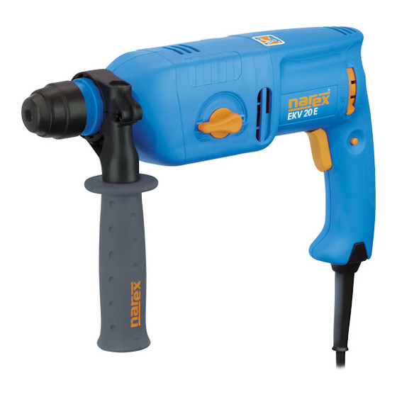 Narex EKV 20 E Operating Manual