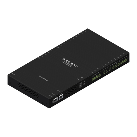 Savant SmartEnergy SEM-1024 Quick Reference Manual