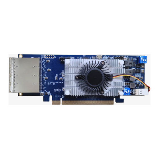 Serial Cables PCI4-AD-x16HE-MG4 User Manual