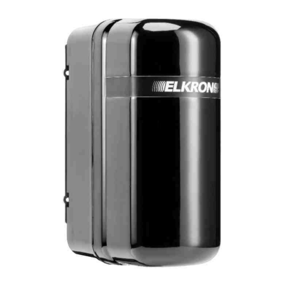 Elkron ELR60RT Manual For Installation And Use