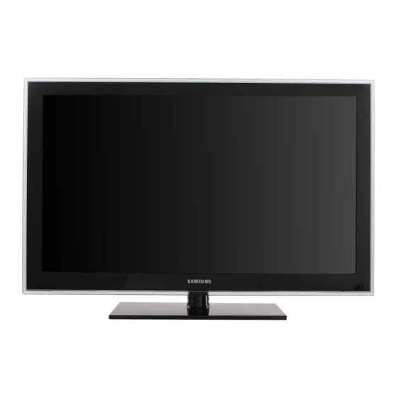 Samsung LN40D550 Specifications