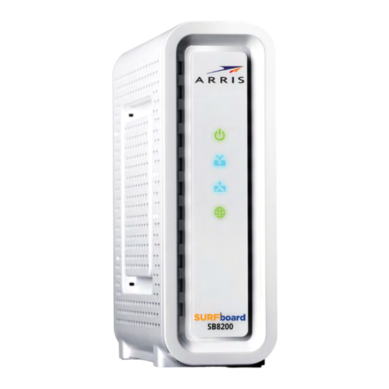 ARRIS SURFBOARD SB8200 DOCSIS USER MANUAL Pdf Download ManualsLib