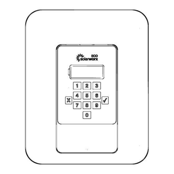SolarWorX SOLEGO 100 Manuals