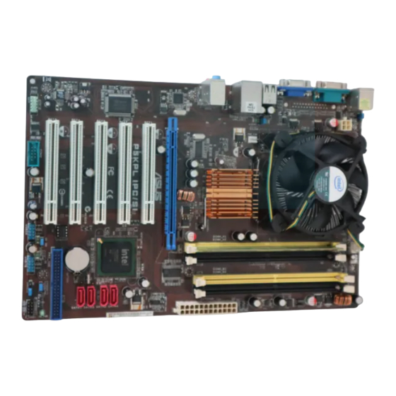 Asus P5KPL IPC SI LGA775 Motherboard Manuals