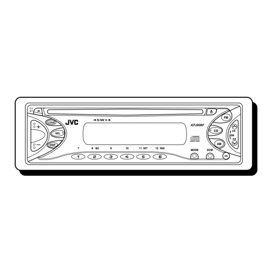 JVC KD-S6060 Instructions Manual