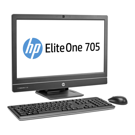 HP EliteOne 705 G1 Manuals