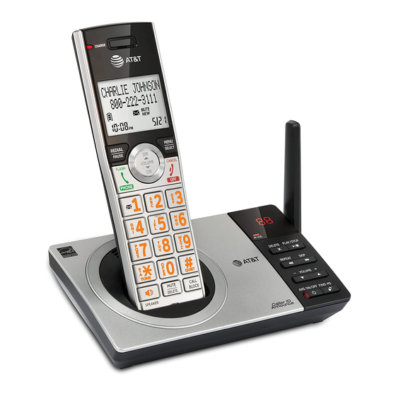 AT&T CL82107 USER MANUAL Pdf Download ManualsLib