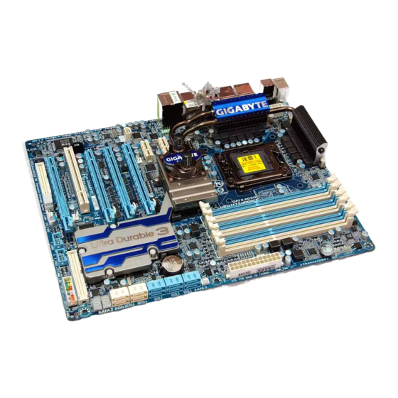 ekwb EK-FB KIT GA X58 (UD7) Installation And Mounting Manual
