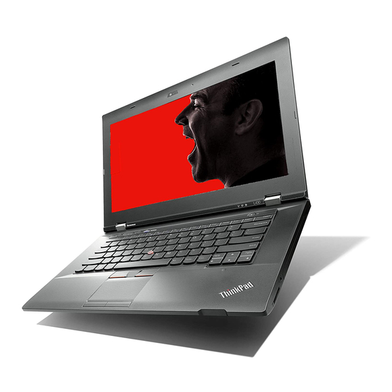 Lenovo ThinkPad L430 Safety, Warranty, And Setup Manual