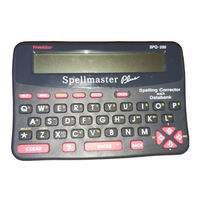 Franklin Spellmaster Plus SPQ-200 User Manual