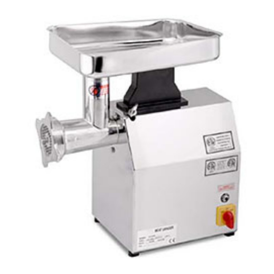 Metos MIXI MG22HD-1 Installation And User Manual