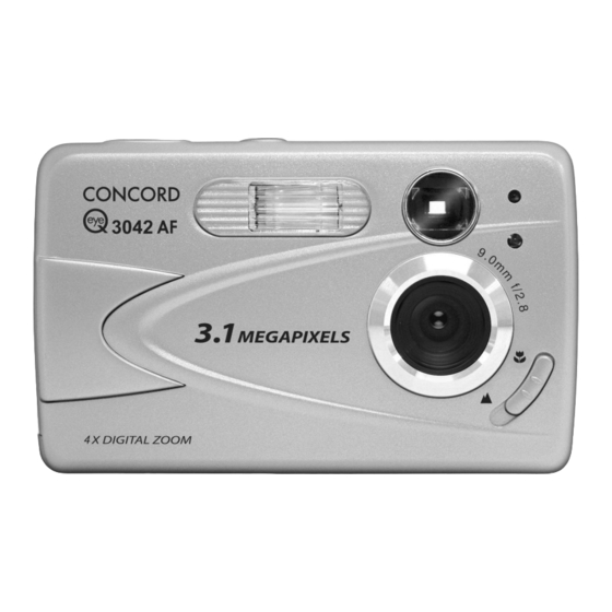 Concord Camera Concord Eye-Q Eye-Q 3042AF Quick Start Manual