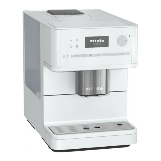 Miele CM6x10 Operating Instructions Manual