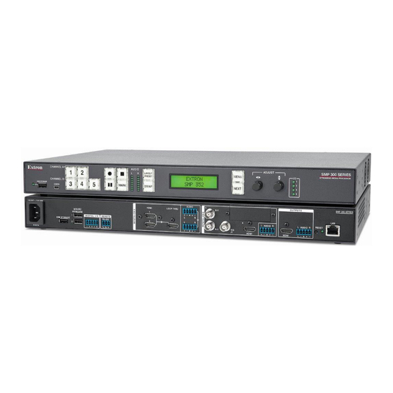 Extron electronics SMP 351 3G-SDI User Manual