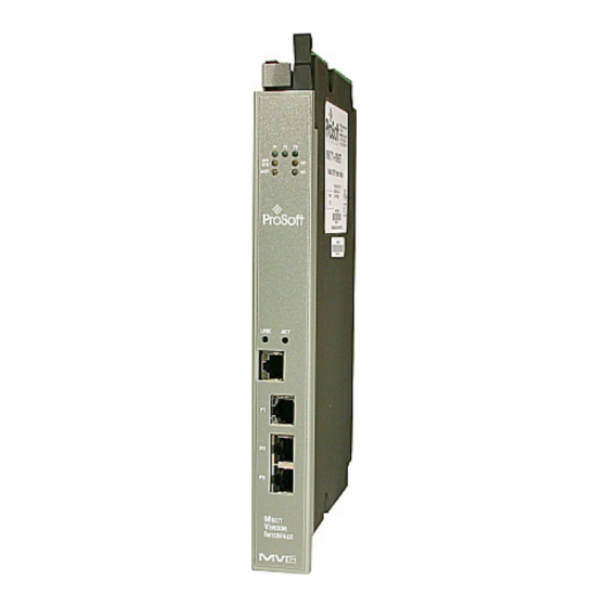 ProSoft Technology InRax MVI71-DNPSNET User Manual