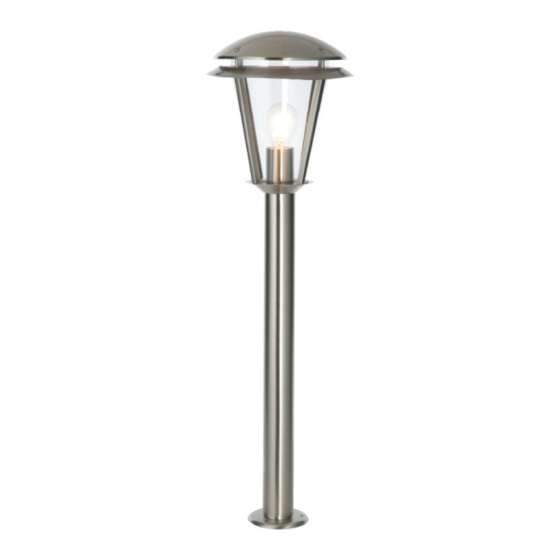 Saxby Lighting Inova Bollard Instruction Leaflet