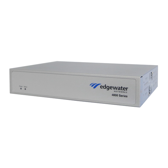 Edgewater Networks EdgeMarc 4800 Hardware Installation Manual