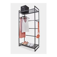 Kmart MESH GARMENT RACK BLACK Assembly Instructions