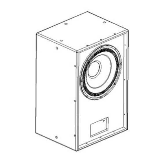 Altec Lansing LF115-8A LF SPEAKER SYSTEM Dimensions
