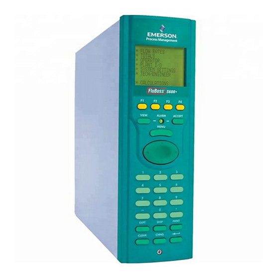 Emerson FloBoss S600 Instruction Manual