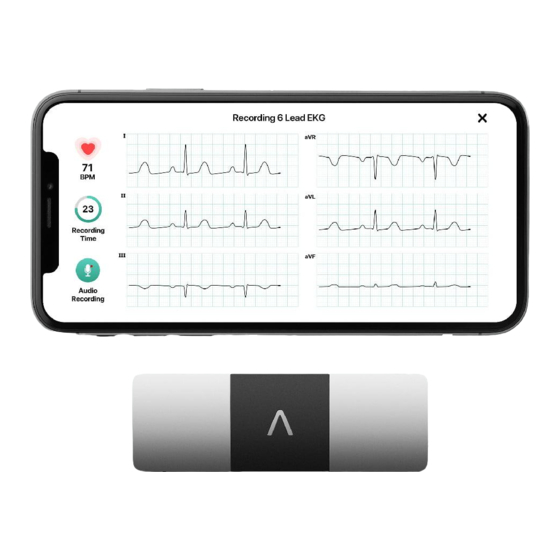 AliveCor Kardia Personal EKG Monitor Manuals