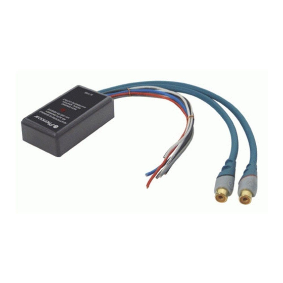 Phonocar 4/125 Quick Manual