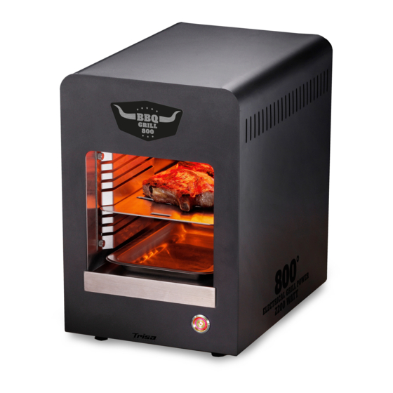 Trisa BBQ Grill 800 Instructions For Use Manual