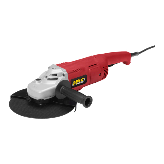 User Manuals: Meec tools 010-340 Angle Grinder