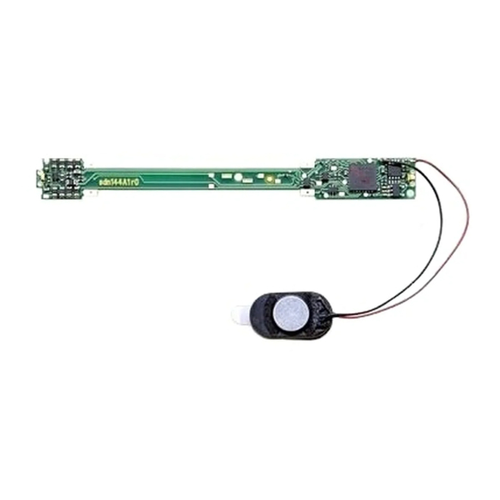 Digitrax SoundFX SDN144A1 Manual