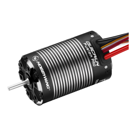 Hobbywing QUICRUN Fusion Pro User Manual