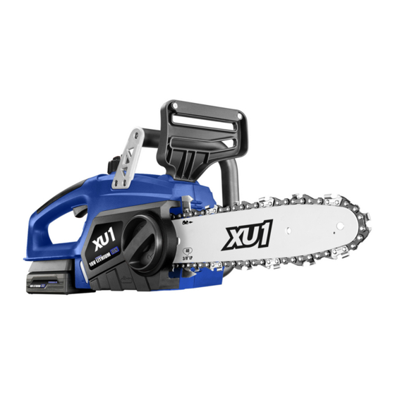XU1 XCSK-0185 Cordless Chainsaw Kit Manuals
