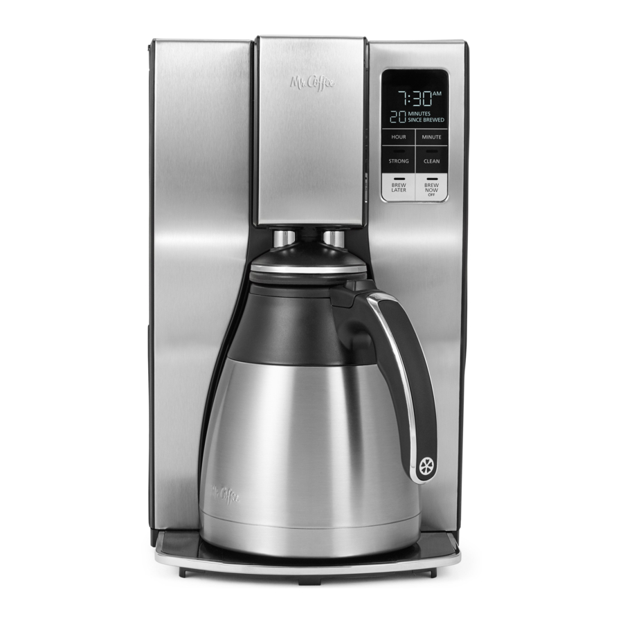 Mr. Coffee BVMC-DT100 - Coffee Maker Manual