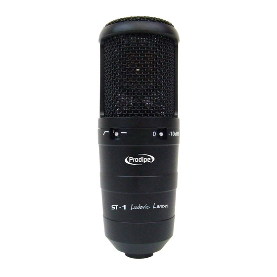 Prodipe ST1 User Manual