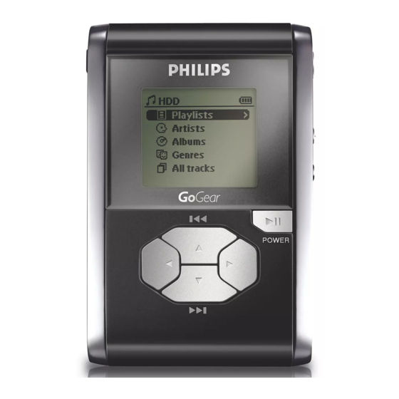 Philips Micro Jukebox User Manual