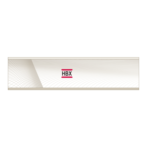HBX THM-0200 Installation Manual