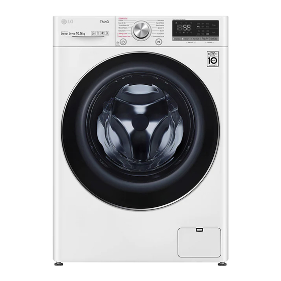 LG F4V709WTSE Owner's Manual
