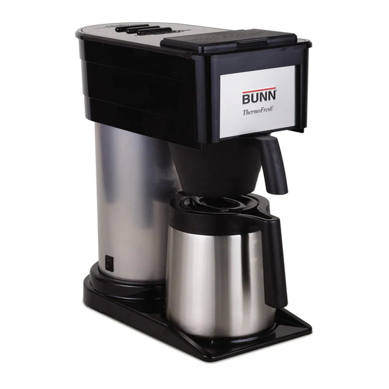 Bunn BT10 Use And Care Manual