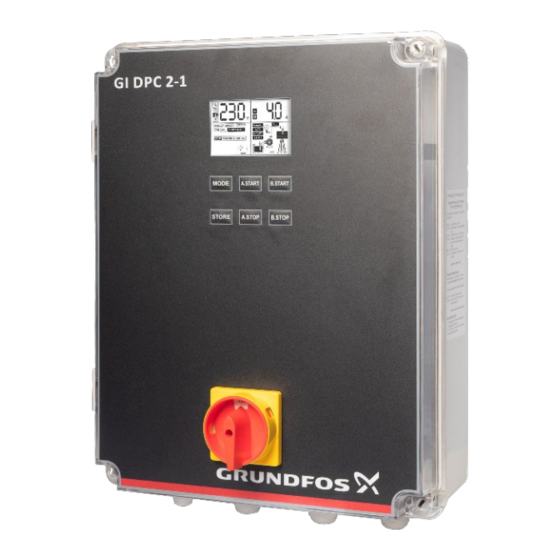 Grundfos DPC 2-1 Installation And Operating Instructions Manual