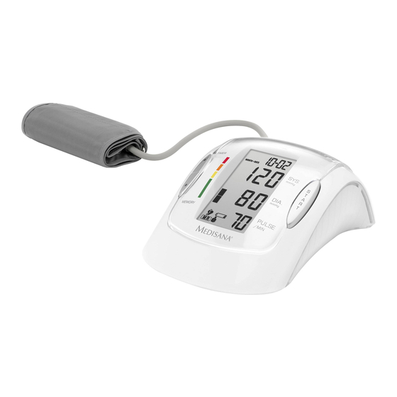 Medisana 51051 Blood Pressure Monitor Manuals
