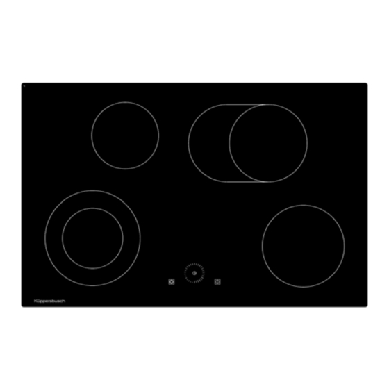 Kuppersbusch EKE8342.1ED Instructions For Use And Installation