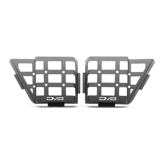 DV8 OFFROAD MPBR-06 Installation Manual