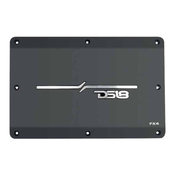 DS18 FX4 Owner's Manual