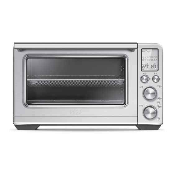 Sage Smart Oven Air Fryer XL User Manual