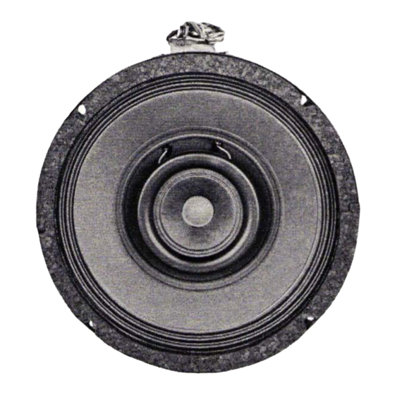 Altec Lansing 409 CEILING SPEAKERS Manual