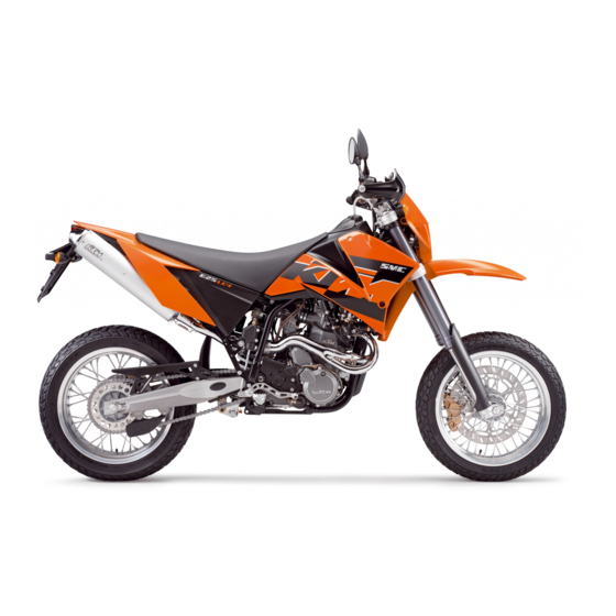 KTM 625 SXC Spare Parts Manual