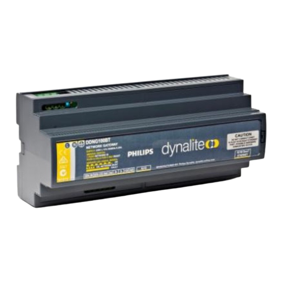 Philips Dynalite DDNG100BT Installation Manual