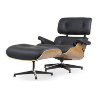 Mocka Replica Eames Lounge Chair & Ottoman Assembly Instructions