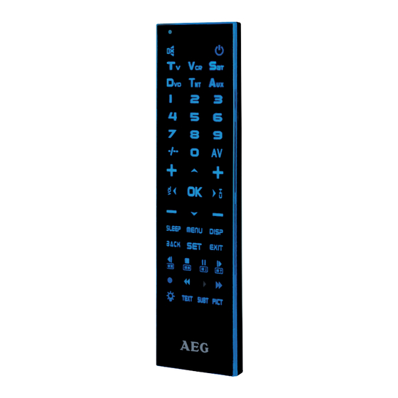 AEG RC 4001 User Manual